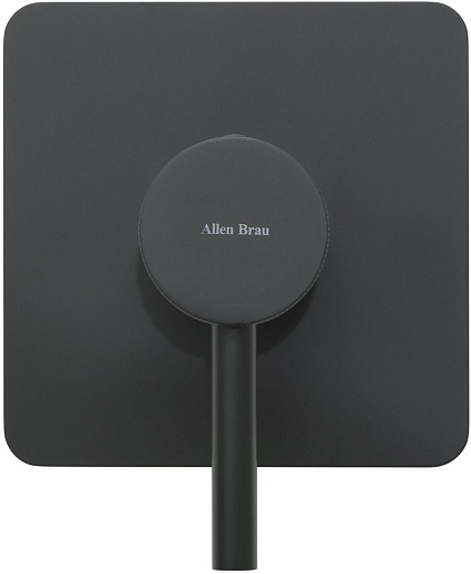 Allen Brau Смеситель для душа Priority X1 5.31012-31 (с внутренней частью, 1 выход) черный матовый – картинка-5